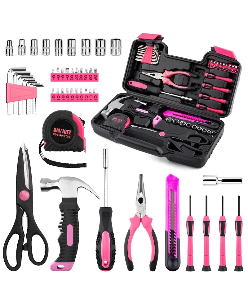 Xdovet Tool Set Mini Household Kit Plastic Toolbox Dorm Home