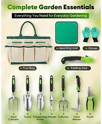 Xdovet Garden Tools Aluminum Kit With Gloves Bag