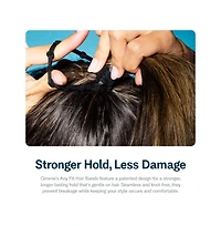 Gimme Beauty Spring Back Hair Bands - No-Snag Elastic Bands for Medium Hair - Gentle Ponytail Holders