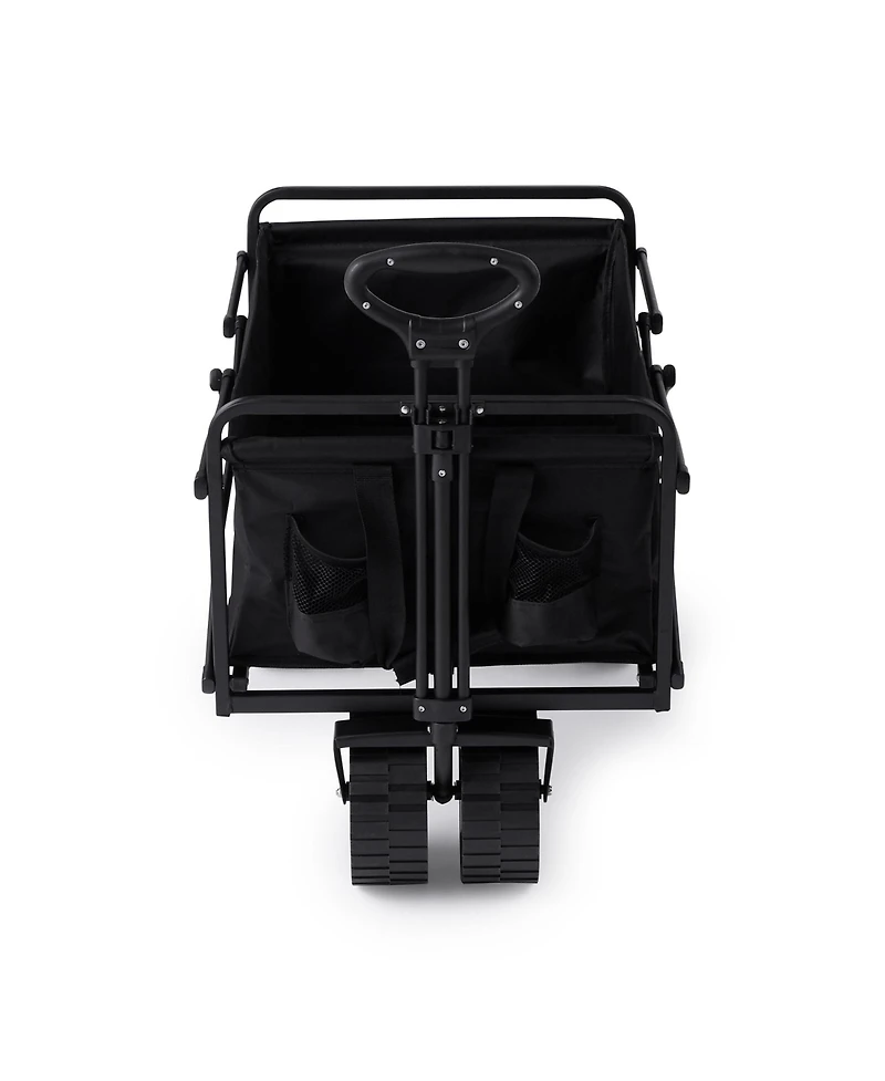 Seina 150lb Capacity Collapsible Steel Frame Outdoor Utility Wagon Cart