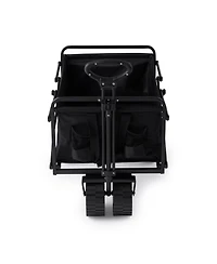 Seina 150lb Capacity Collapsible Steel Frame Outdoor Utility Wagon Cart