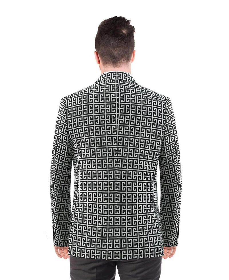 Elie Balleh Men's Slim Fit Blazer Sports Coat