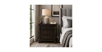 Lucky One 28" Width Solid Wood 3-Drawer Nightstand