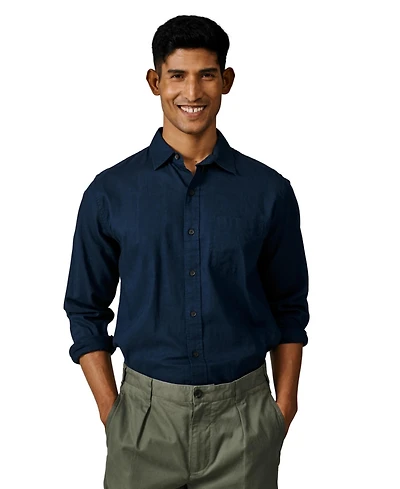 Aubin Men's Grainsby Linen Cotton Relaxed Shirt