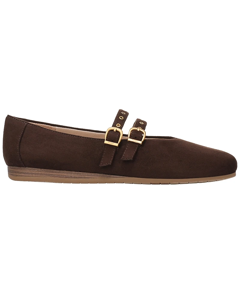 Dr. Scholl's Women's Violet Mary Jane Buckle Flats