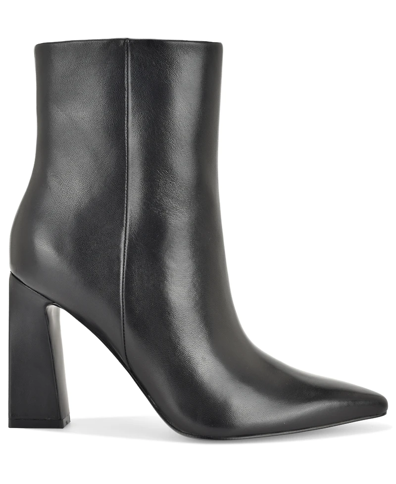 Nine West Women's Todaye Sculpted Block Heel Booties