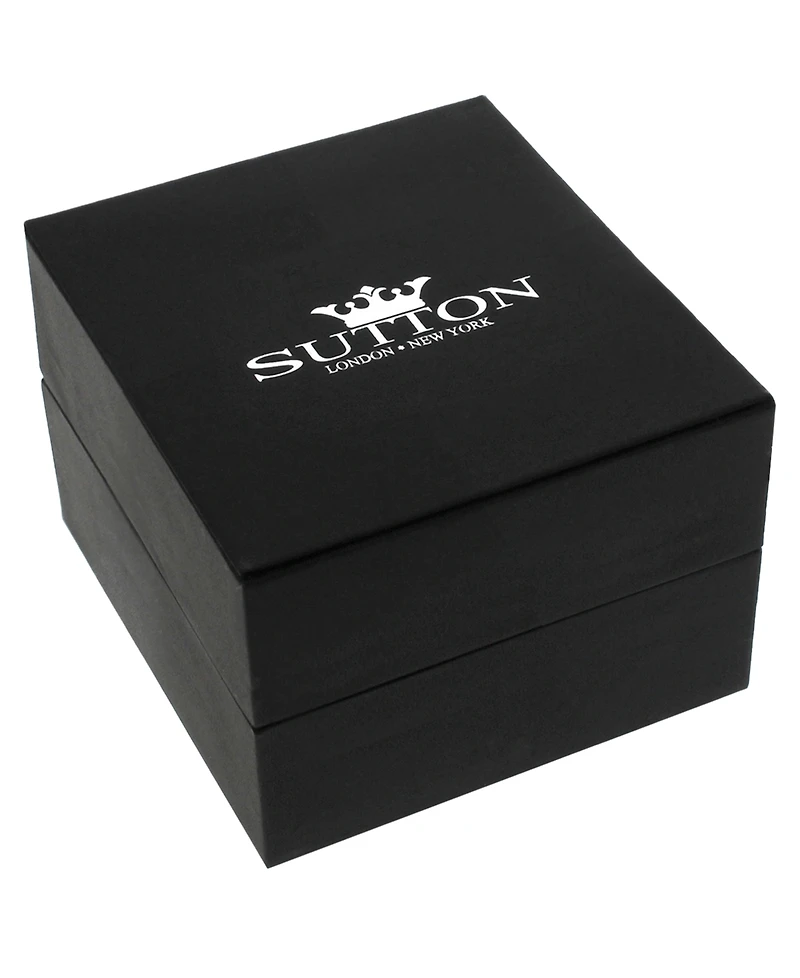 Rhona Sutton Men's Classic 14K Gold Cross Hoop Earrings