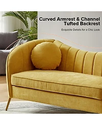 Hulala Home Sidwell Upholstered 64.6'' Loveseat