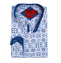 Elie Balleh Men's Slim Fit Stylish Button-Down Shirt