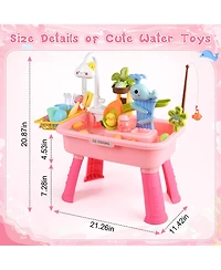 Gnuadz Sand Water Table Electric Pump Kitchen Sink Play Set