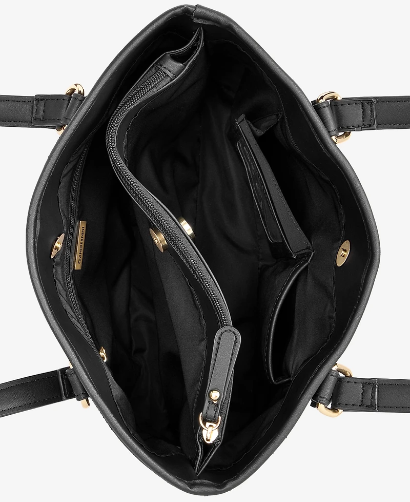 Giani Bernini Pebble Tulip Large Tote Bag