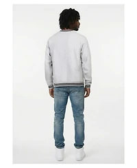 Champion Men's Heather Gray Los Angeles Dodgers Reverse Weave Sweatshirt