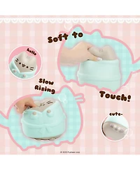 Hamee Squishy Jumbo Toy Pusheen Figure Slow Rising Cute Birthday Gift, Stress Relief, Collectible Deskterior Play Doll - Santa Hat Christmas