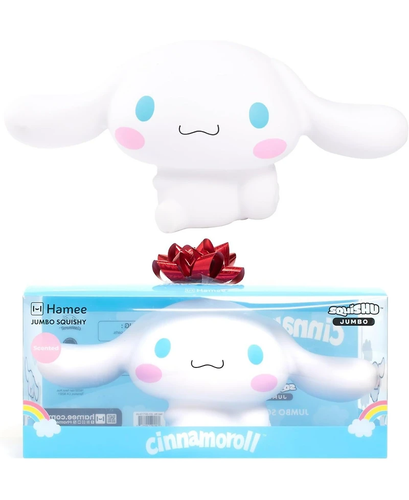 Hamee Squishy Jumbo Toy Sanrio Figure Slow Rising Cute Birthday Gift, Stress Relief, Collectible Deskterior Play Doll - Cinnamoroll