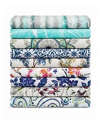 Sweet Home Collection Printed Double Brushed 1500 Thread Count Soft Microfiber Sheet Sets