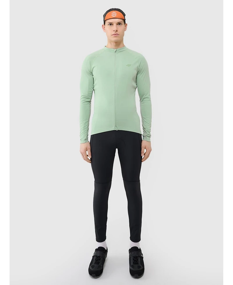 4F Men's Quick-Drying Slim Fit Cycling Longsleeve T-Shirt