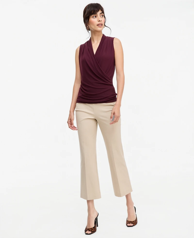 I.n.c. International Concepts Women's Mesh Surplice Tank, Macy's Exclusive