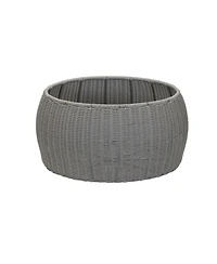 Household Essentials Handwoven Barrel Side Table