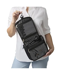 Lands' End Small Hanging Toiletry Bag for Travel, Canvas Dopp Kit Hygiene