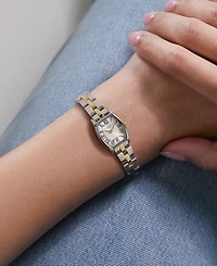 Olivia Burton Women's Cambridge Two-Tone Stainless Steel Bracelet Watch 17.7mm