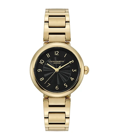 Olivia Burton Women's Pembroke Gold-Tone Stainless Steel Bracelet Watch 30mm