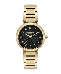 Olivia Burton Women's Pembroke Gold-Tone Stainless Steel Bracelet Watch 30mm