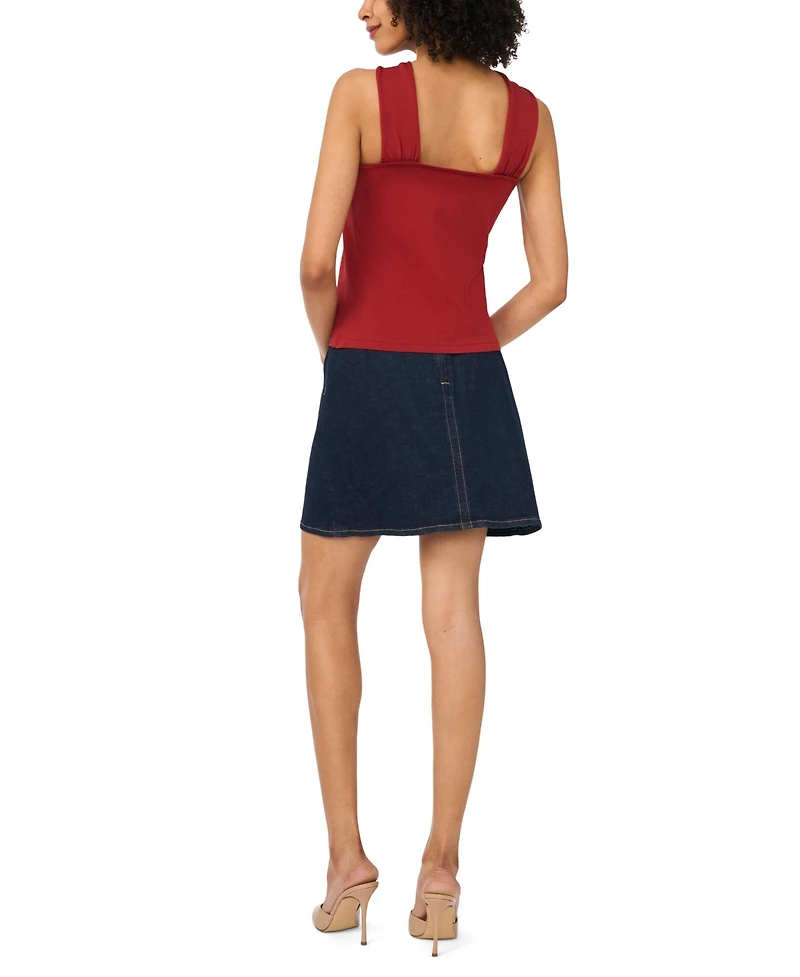 Vince Camuto Women's Metal Ring Detail Tank Top