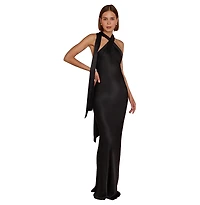 Rewritten Women's Roma Maxi Halterneck Dress