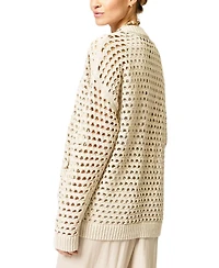 Central Park West Women's Iris Braided Trim Duster
