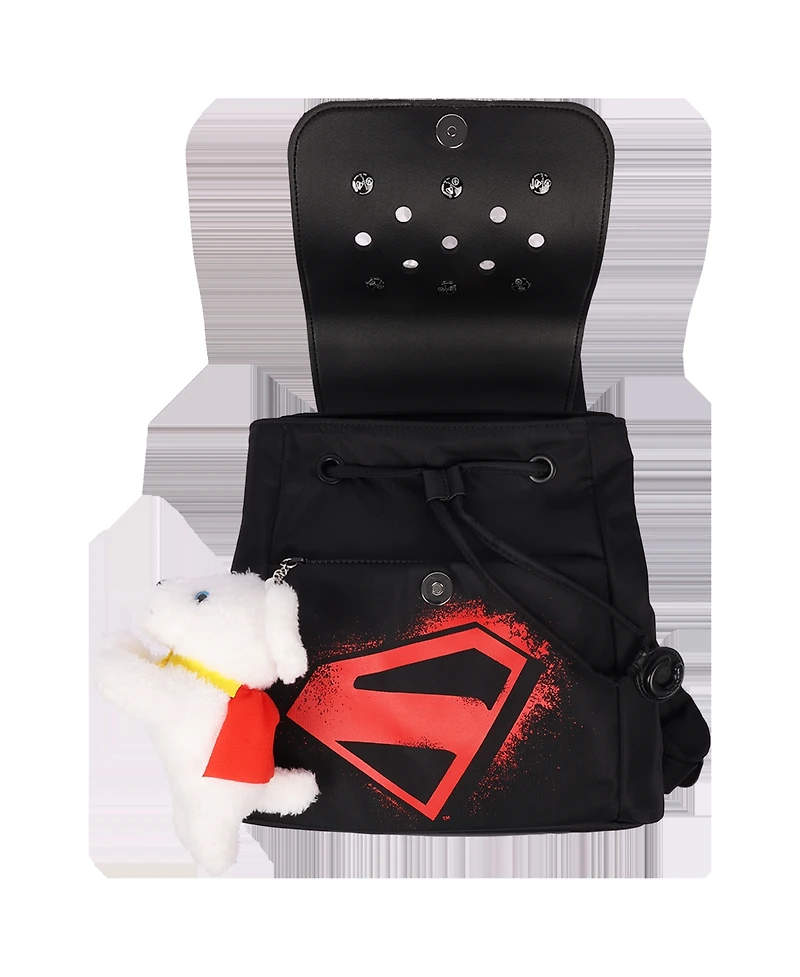 Crocs Dc Studios Supergirl x Mini Backpack with Krypto Plush Charm and Jibbitz