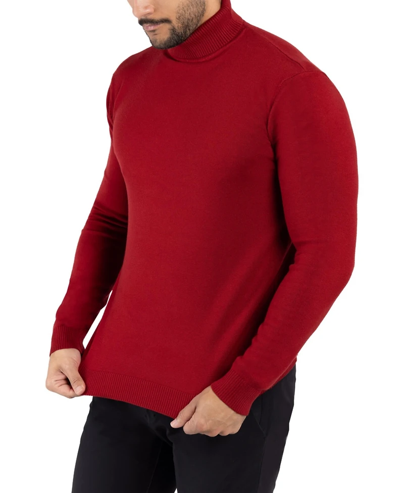 X-Ray Men's Turtleneck Pull Over Sweater