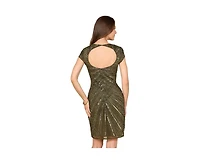 Lara Women's Cap Sleeve Cocktail Gown
