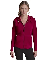 Dkny Women's Sport Zip-Front Hoodie Jacket