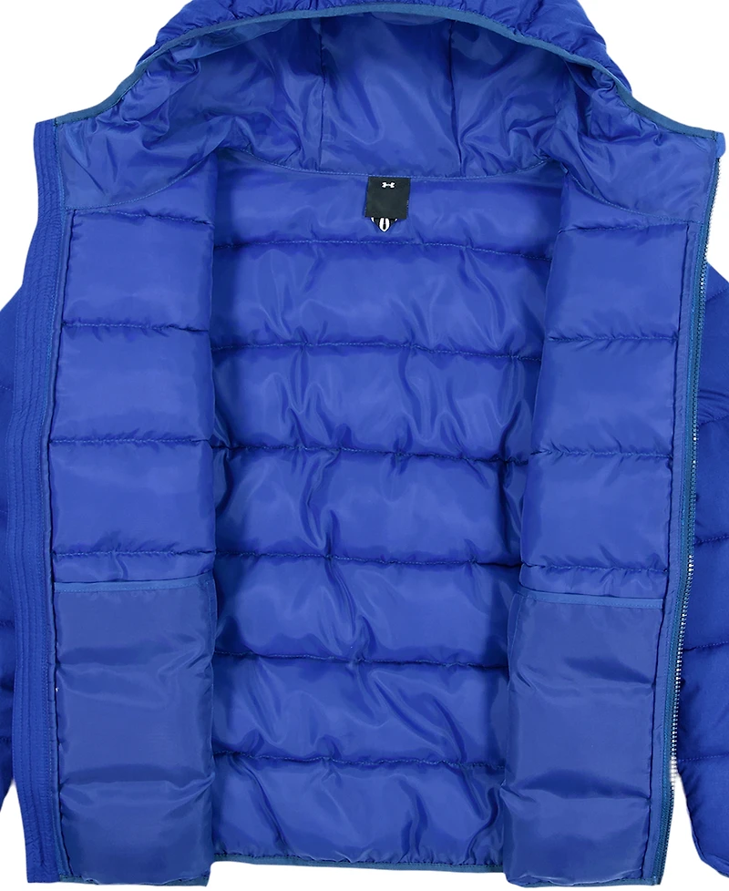 Under Armour Boys' 8-20 Solid Logo Full-Zip Puffer Hooded Jacket