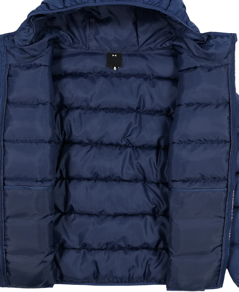 Under Armour Boys' 8-20 Solid Logo Full-Zip Puffer Hooded Jacket