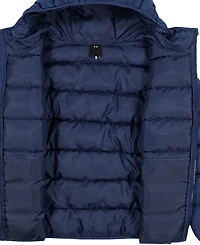 Under Armour Boys' 8-20 Solid Logo Full-Zip Puffer Hooded Jacket