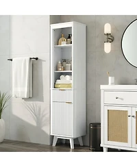 Phying 68 Inch Tall Storage Cabinet Freestanding Bathroom Cabinet Multipurpose Organizer Cabinet for Bathroom