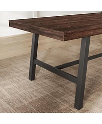 gaomon 78.7" Industrial Kitchen Dining Table for 6-8 People Dinner, Kitchen, Dining Room