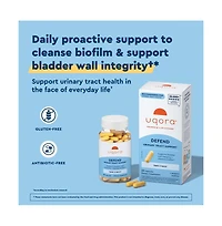 Uqora Defend - Support Bladder Health and Cleanse Biofilm with D-Mannose, Green Tea Extract, Turmeric Extract and More