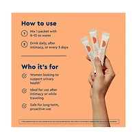 Uqora Flush - Urinary Tract with D-Mannose, Vitamin C, Vitamin B6, Potassium, Magnesium and Calcium - Gluten-Free