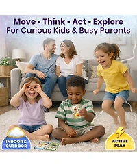 Quokka Active Movement Game for Kids Ages 4-8 – 100 Exercise Cards