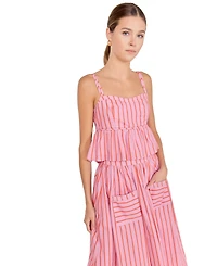 English Factory Women's Striped Sleeveless Top