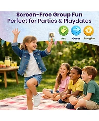 Quokka Active Movement Game for Kids Ages 4-8 – 100 Exercise Cards, Indoor and Outdoor Brain Break Games Home Classroom