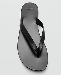 Mango Women's Leather Strap Sandals