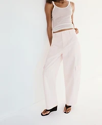 Mango Women's Pocket Cargo Jeans