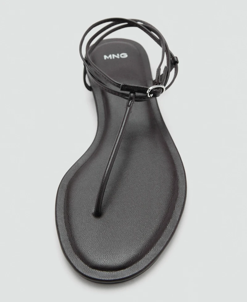 Mango Women's Flat Strappy Sandals
