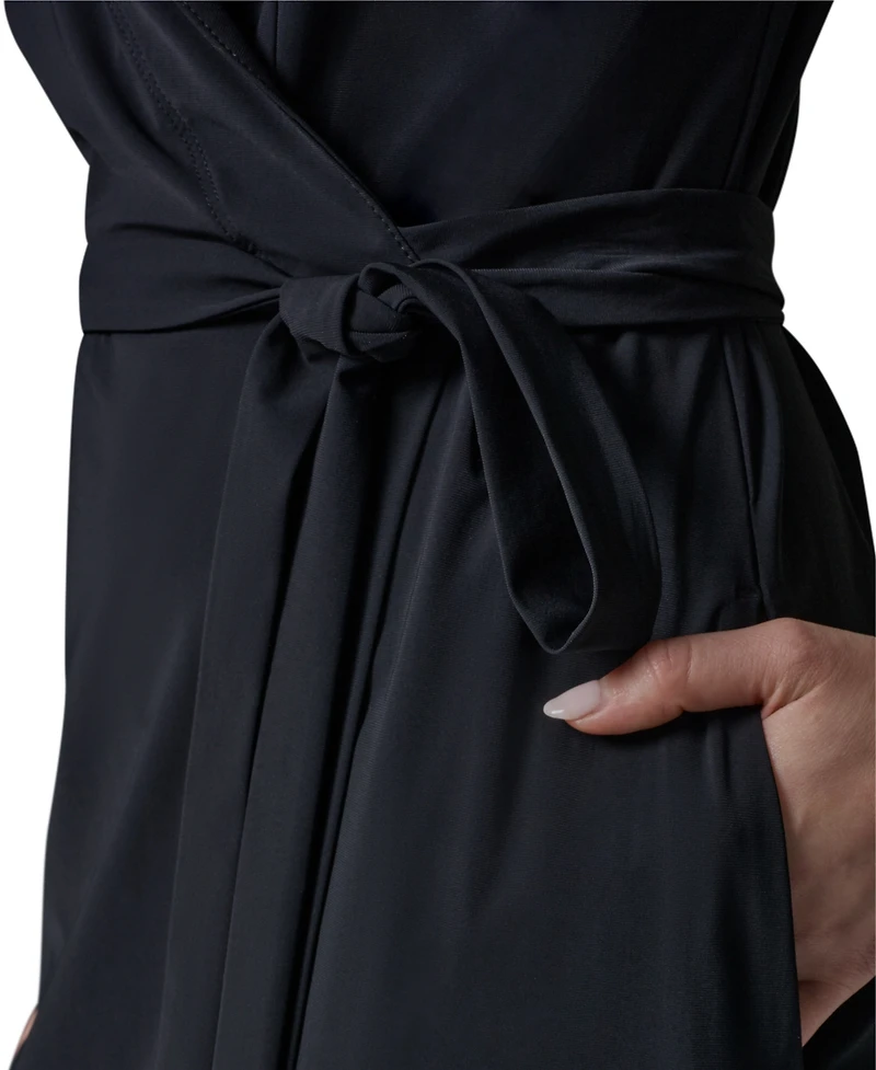 Donna Karan Weekend Women's Elbow-Sleeve Collared Polo Dress