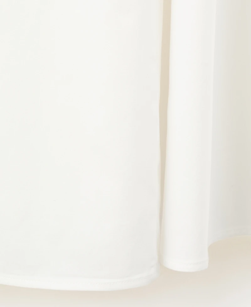 Mango Women's Boat-Neck Ruched Dress