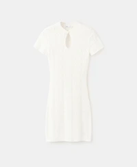 Mango Women's Short Open-Knit Dress