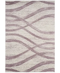 Safavieh Adirondack 125 Cream and Purple 5'1" x 7'6" Area Rug